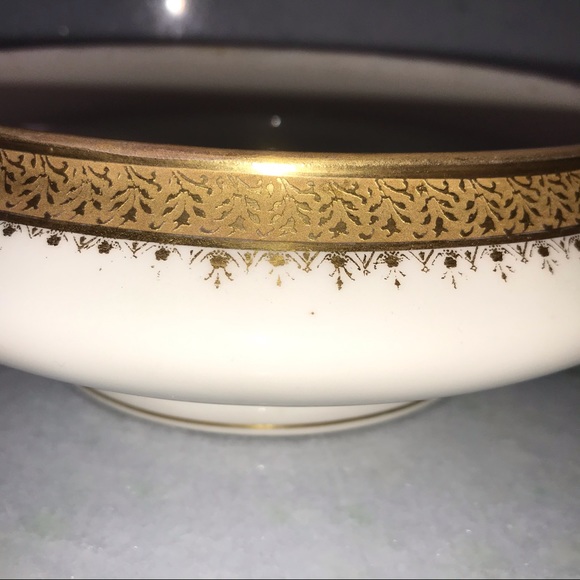 Limoges Antique Covered Porcelain Server - Picture 2 of 5